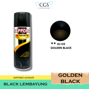 SAPPORO HITAM LEMBAYUNG GOLD UL105 - cat hitam lembayung gold - cat motor hitam lembayung - sapporo ul105 - cat sapporo ultimate hitam - pilok hitam sapporo - pylox hitam sapporo