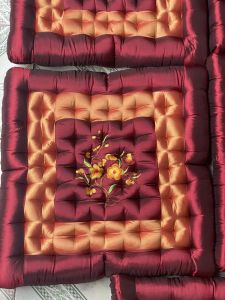 (Bộ 5 sản phẩm gồm 1 dài 2 ngắn 2 tựa ) Bộ đệm ghế kèm tựa nệm lót ghế - Màu sắc đa dạng phù hợp với mọi không gian