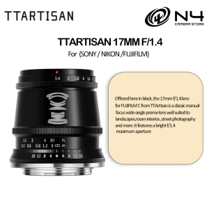 TTartisan 17mm F1.4 APS-C Cameras Lens Manual Focus MF For Sony /NIKON/FUJIFILM