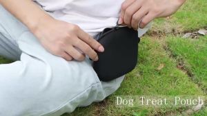 Silicone Dog Treat Pouch Portable Puppy Trainning Food Reward Feeding PocketSnack Case Zipper Closure Bag2026