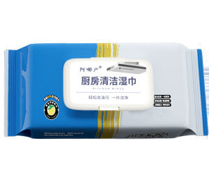 Ready stock  20x25cm 80 pumps kitchen cleaning wipes large package special price degreasing decontamination range hood special paper towels household oil cloth cleaning