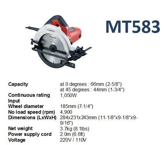 Circular shop saw maktec