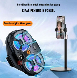 Fancooler Radiator Semiconductor SL- 07 Kipas Pendingin Ponsel Hp Live Streaming Game Gaming Phone Cooler Cocok Untuk Semua Hp Android Ios Iphone Mobile Game Cooling Pad