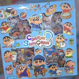 Sticker Waterproof Sticker labubu x BLACKPINK Dapat Box Isi 100 Lembar STIKER AIR