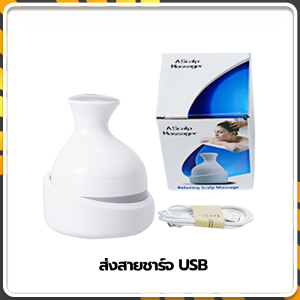 เครื่องนวดหัวแมว นวดแมว/ที่นวดแมว เครื่องนวดหัว ของเล่นแมว ชาร์จ USB วัสดุซิลิโคนนุ่มและสบาย ขนาดเล็กพกพาสะดวก