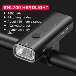 Đèn Trước Xe Đạp ROCKBROS 200 - 800 LM Sạc Type C Chống Nước IPX6 Dành Cho Xe Đạp Thể Thao Ngoài Trời