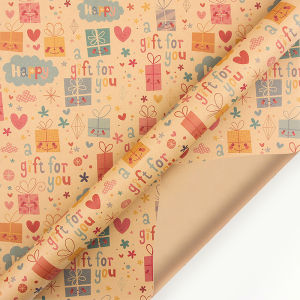 SG Thick Kraft Wrapping Paper Waterproof for Christmas and Childrens Birthday Gifts