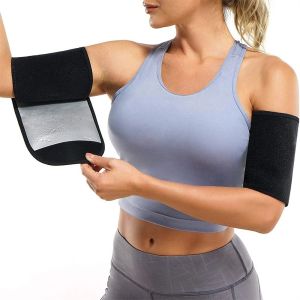 MUQZI Sauna Sweat Arm Trimmers Slimming Sleeves Arm Protection Arm Sweat Band Sports Equipment Fat Reducer Arm Shaper Bands Women Ladies