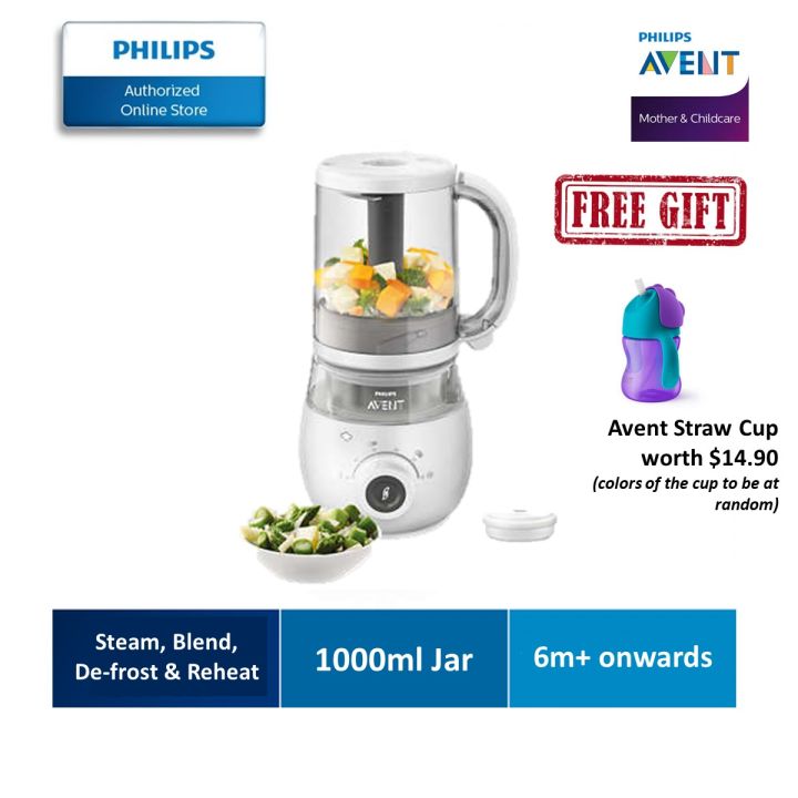 Philips 4-in-1 healthy baby food maker SCF883/02 Lazada