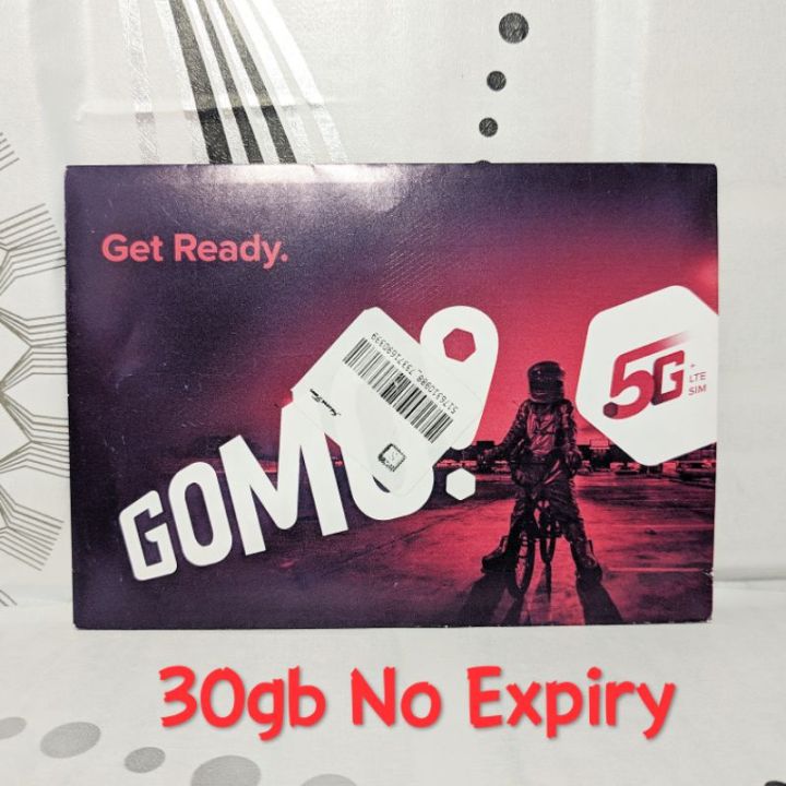 Gomo Sim 30gb No Expiry 4G and 5G compatible | Lazada PH