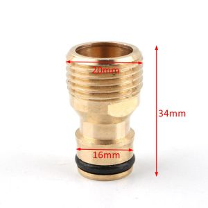 FULUPUGANG Planting 1/2 3/4 1 Inch Garden Faucet Brass Irrigation Hose Fitting Nozzle Adapter Water Joints Thread Quick Connector