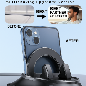 Cell Phone Holder Clear Numbers Adhesive and Secure Installation Lit not Blocking the Line of Sight