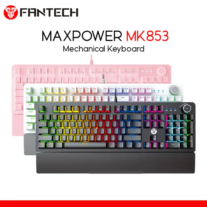 Fantech Gaming Keyboard Maxpower MK853 Mechanical Gaming Keyboard with Volume Knob
