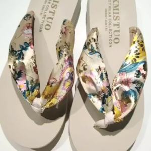 [Free Shipping] New Summer Beach Sandals For Women Outdoor Wear Mid-Heel Flip-Flops Non-Slip Bohemian Sandals