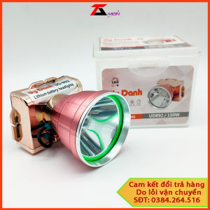 [ Pin cực khỏe ] Đèn pin đội đầu siêu sáng chống nước thiết kế thông minh Đèn pin leo núi dã ngoại đèn đi rừng đèn cắm trại {UD892150W}