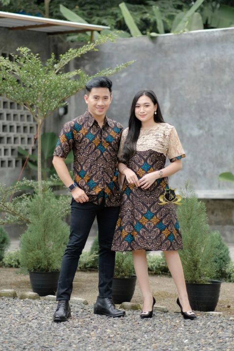 Brokat batik clearance dress