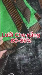 Lưới che nắng ngoài trời chống tia UV 80-90% - Viền dày khuy kim loại tặng 10 móc treo cho ban công