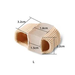 INEOO Gel Bunion Toe Separator Fabric Lining for Big Toe Silicone Toe Spacers Breathable Toe Corrector Protector