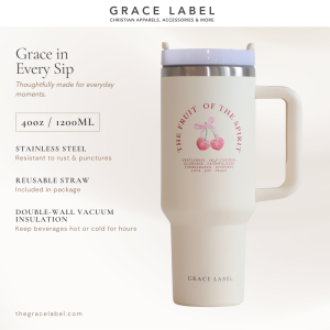 Grace Label - The Fruit of the Spirit 40oz Tumbler