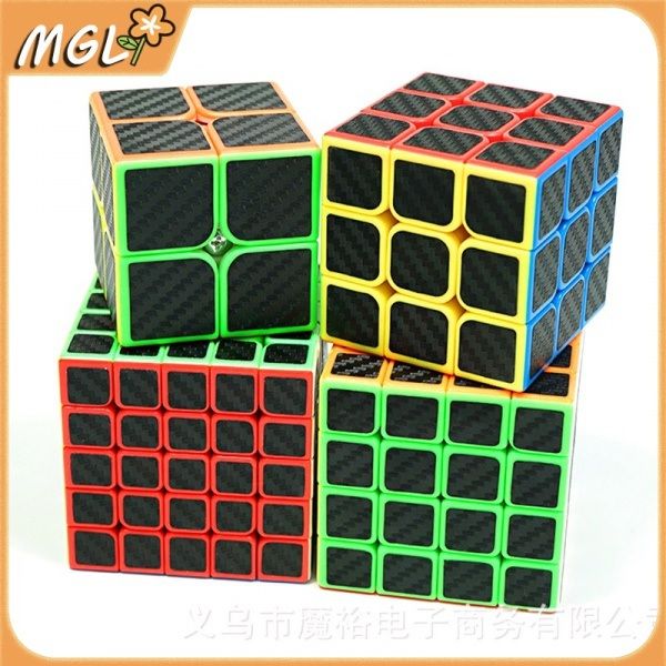 MGL 4x4x4 Magic Cube Stickerless Rubik's Cube Puzzle Educational toys ...