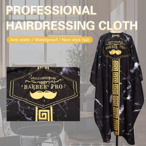 Barber  Hair Cutting Cape Pro Salon Hairdressing Hairdresser Cloth Gown Barbershop Waterproof Apron Haircut Cloak