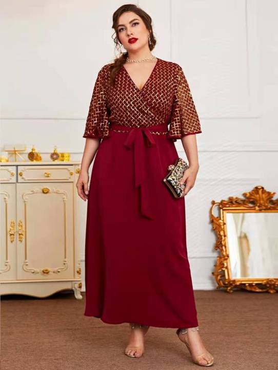 lazada maxi dress Maxi Dress Lazada Long Sleeve Dress Lumtrix Girls Maxi Dress, Boho Polka Dot Printed Long Sleeves