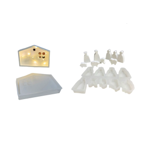 Nativity and Resin Crafts Molds Sturdy Silicone Decoration Molds for Nativity Themed Holiday Creations
