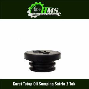 Karet Tutup Oli Samping Satria 2 Tak - Karet Seal Sil Tutup Cover Lubang Pembuangan Oil Samping