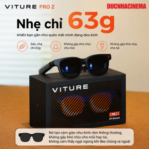 Kính AR VITURE Pro 2 XR – Sony Micro OLED 1080P 120Hz 1600 Nits FOV 50° Chỉnh Cận 0~-5 độ