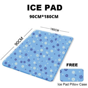 Free pillowcases🔥-12°c cooling ice pad mattress summer gel Cooling Mat Set for bed fast cooling soft ice gel waterproof