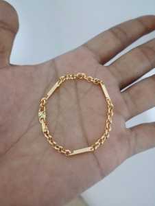 terlaris gelang anak perempuan Gelang Lapis Emas motif nori balok Anti Karat Dan Anti Luntur Untuk Aksesoris Anak bayi sampai 12 tahun