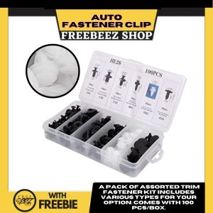 M-30 100 pcs/box Car Fastener Assorted Car Body Bumper Push Retainer Pin Rivet Bolt Screw For Cars