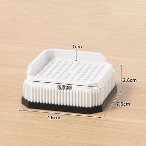 LIWU Heavy-Duty Furniture Foot Pad Non-slip Adjustable Bed Lifter High Quality Square Bed Lifts Risers Desk Sofa Chair Legs