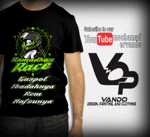 KAOS RAMADHAN RACE GASPOL / TSHIRT / KAOS MURAH / HARI RAYA