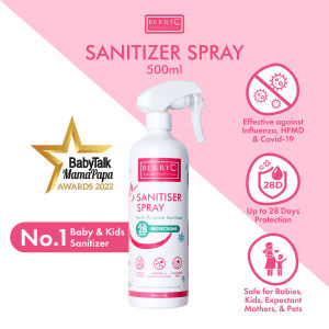 BERRYC Sanitizer Spray Bottle 28 days protection (500ml) 消毒液 消毒水 消毒喷雾 HFMD Sanitizer Non Alcohol Sanitizer