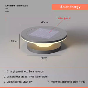 Solar Pillar Lights Solar Energy Super Bright Lighting LED Wall Lamp Outdoor Waterproof Modern Home Decor Villa Door Gate Garden Solar-Powered Lights