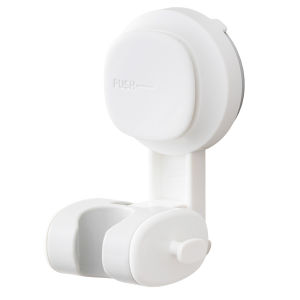 TAILI Shower Head Holder with Hooks Suction Cup Visible Safety 160° Adjustable Handheld Showerhead Wall Mount Easy Install Waterproof Bracket for Bathroom Kids & Pets Universal Fit