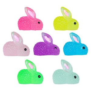 กระต่าย ขนาด 13x15.5mm เรซิ่นใส เรืองแสงอุปกรณ์เสริมงานฝีมือ งาน DIY ใช้ตั้งโชว์ ตกแต่งโต๊ะ