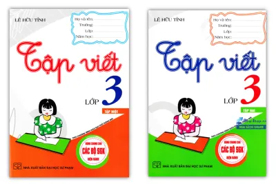 Sách - Combo Tập Viết Lớp 3 - Tập 1 + 2 (Dùng Chung Cho Các Bộ SGK Hiện Hành)