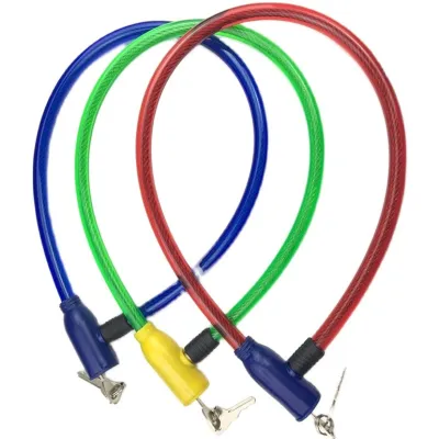 Kunci Gembok Rantai Kabel Bahan Baja Untuk Sepeda Dan Helm / Kunci Sepeda Best Seller Jenis