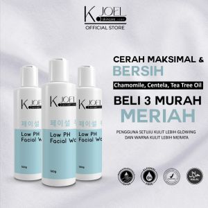 [BELI 3 LEBIH HEMAT] - KJOEL Low pH Facial Wash Mengandung Ekstrak Chamomile dan Ekstrak Centella Asiarica yang dapat membersihkan pori-pori