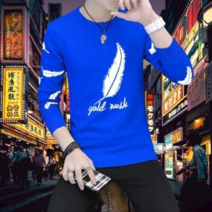 Bisa COD Sweater Keren Kaos Pria Distro Crewneck Trendy Gold Rush Agus Sweatshirt Elegan Sweter Kece