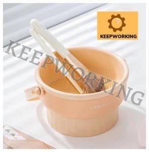 KEEP WORKING 3 In 1 makeup brush cleaning bowl Makeup Brush Cleaning Mat Beauty tool Clean Drying Storage