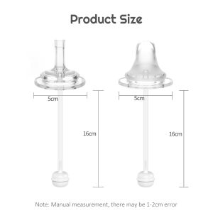 Halobaby 5cm nipple with straw For wide neck Feeding Bottle Duck-billed replacement nipple