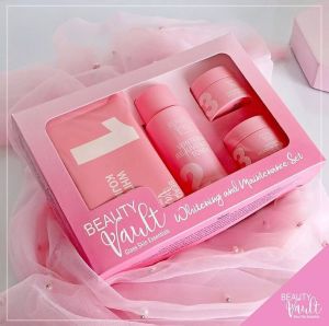 Beauty Vault Glass Skin Essentials Whitening Maintenance Set | Kojic Soap | Whitening Toner | Brightening Skincare Kit