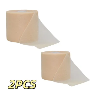 2 Pcs Racquet Grip Cushion Wrap Damping Membrane Shock-Absorbing Non-Slip Film Badminton Tennis PU Sponge