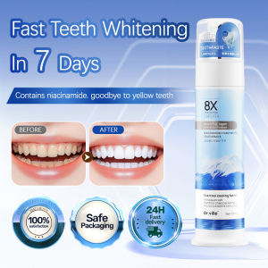 Dr.ville Niacinamide Whitening Toothpaste Remove Stains Yellow Teeth Fresh Breath Oral Cavity Protection Sensitive Relief Niacinamide Toothpaste