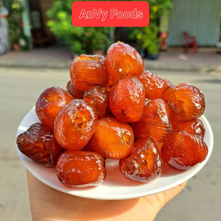 Mứt Táo Thái Sấy Dẻo, Không Hạt, Ngọt Dịu-Hũ 500gr (HÀNG LOẠI 1)