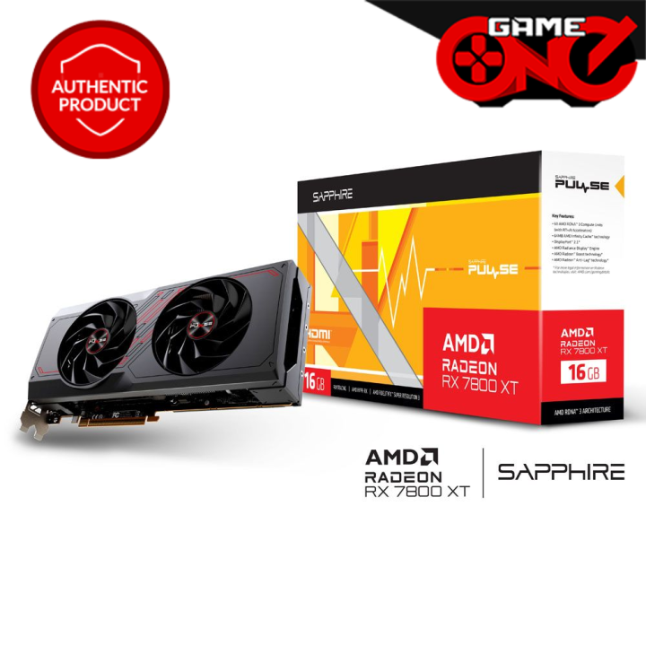 Sapphire Pulse AMD Radeon™ RX 7800 XT 16GB/256 bit DDR6 Dual