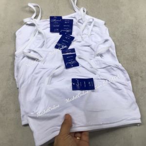 5 áo lá nữ ngắn học sinh 2 dây cotton lụa mềm mịn mát cho bé gái tuổi dậy thì 28kg đến 65kg MarketOnline68 ALN